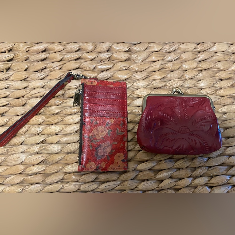 Patricia Nash Set of 2 Leather Wallets